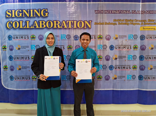 Langkah Wujudkan Sekolah Berkelas Internasional, MBS Zamzam Jalin Kerja Sama Dengan Iism Malaysia